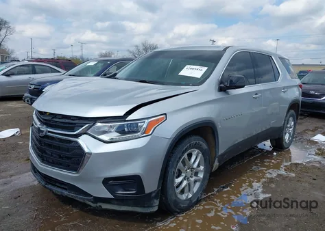 2021 Chevrolet Traverse Awd Ls z USA, uszkodzony, nr VIN 1GNEVFKWXMJ115319